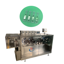 pharm lab liquid food honey tomato sauce liquid packaging machine plastic ampoule forming filling sealing machine